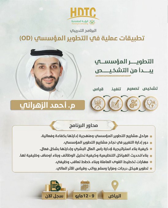 تطبيقات عملية في التطوير المؤسسي OD